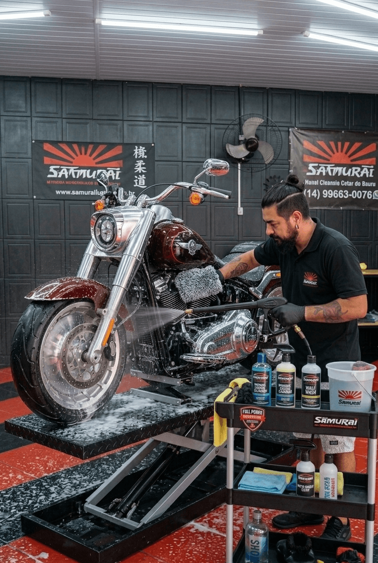Lavagem de Moto em Bauru